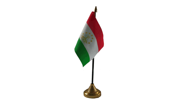 Tajikistan Table Flags
